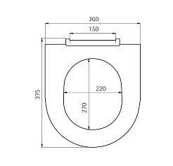 Iddis Сиденье для унитаза ID01138.1 – фотография-2