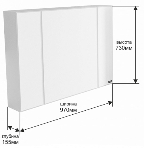 СанТа Мебель для ванной Виктория 100 подвесная – картинка-5