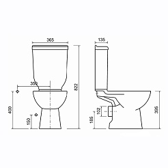 Creavit Унитаз Sedef SD315.01 – фотография-2