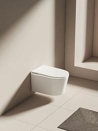 Allen Brau Унитаз подвесной Smart 4.I1001.20 белый с функцией биде – фотография-4