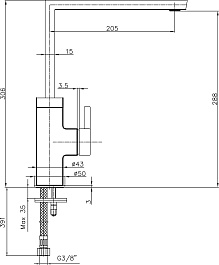 E.C.A. Смеситель для кухни Icon 102118081 хром – фотография-2