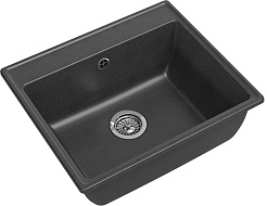 Granfest Мойка кухонная GF-V580 графит – фотография-1