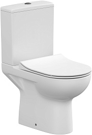 Cersanit Унитаз-компакт Street Fusion Clean On безободковый с микролифтом – фотография-1