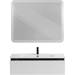 Cezares Тумба под раковину Slider 100 подвесная белая – фотография-8