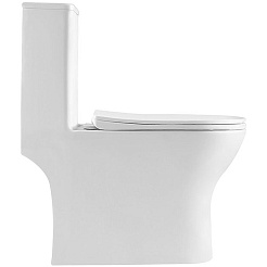 BelBagno Унитаз моноблок Lounge BB8618CPR-MN/SC – фотография-4