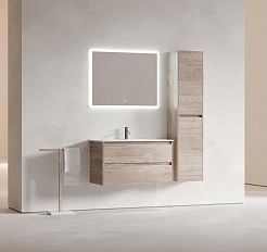 Sancos Мебель для ванной Libra 90 дуб галифакс натуральный – фотография-2