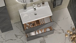 Velvex Тумба под раковину Edge 80.2Y графит – фотография-3