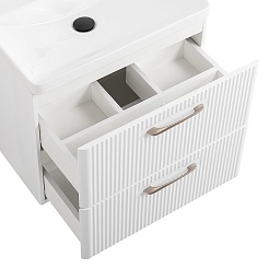 BelBagno Тумба с раковиной Due 50 подвесная Bianco Lucido – фотография-7