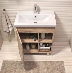 Vigo Мебель для ванной Milos 700-1-0 дуб золотой – фотография-5