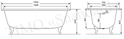 Timo Чугунная ванна Standard 3V 170x75x46 – фотография-4