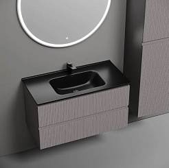 Sancos Тумба с раковиной Snob T 90 doha soft раковина Element 91 CN7002MB – фотография-5