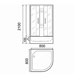 Parly Душевая кабина EC81 N – фотография-5