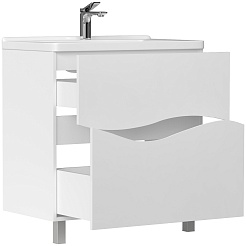 Volna Тумба с раковиной Volna 80.2Y белая – фотография-3