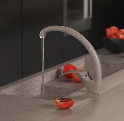 Mixline Смеситель для кухни 35k ML-GS02 (302) песочный – фотография-3