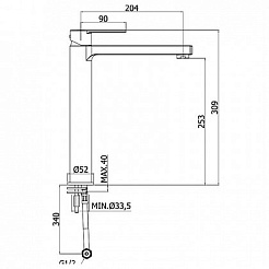 Paffoni Смеситель для раковины West WS081CR – фотография-2