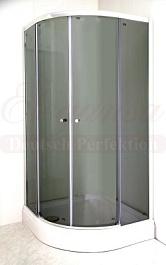 Elegansa Душевой уголок "KREIS" GREY (5122) 90 см – фотография-1