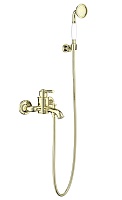Aquatek Душевая система Классик AQ1549PG полированное золото