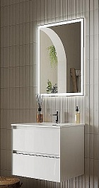 Sancos Мебель для ванной Cento 60 белый глянец – фотография-1