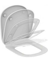 Ideal Standard Крышка-сиденье Tesi T352701 с микролифтом, петли хром – фотография-3