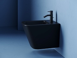 Ceramicanova Подвесное биде Union CN4010MB чёрный матовый – фотография-4