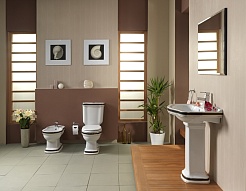 Creavit Унитаз Klasik KL310-OK с биде – фотография-4