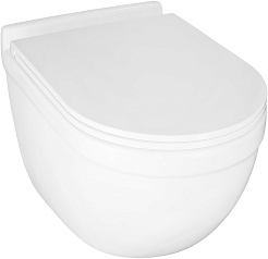 Azario Унитаз подвесной Fora AZ-0017-UQ3 безободковый белый – фотография-3