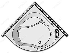 Kolpa San  Комплект гидромассажа Kolpa San Swan Optima (массаж: боковой, спины, ног) – фотография-1