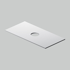 Am.Pm Столешница Func 100x50 белая глянцевая – фотография-2