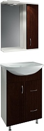 Какса-а Мебель для ванной Венге 55 R – фотография-1