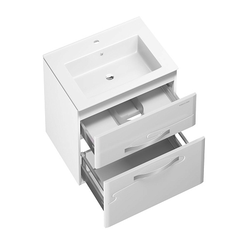  Тумба с раковиной Nota 65 белая – картинка-3