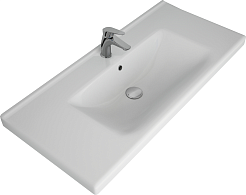 Dreja Тумба с раковиной Big Inn 100 подвесная дуб кантри – фотография-12