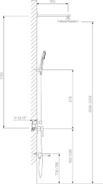 Timo Душевая система Selene SX-3069/00 SM (1113) – фотография-2
