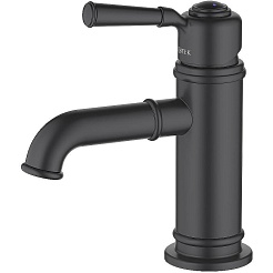 Aquatek Смеситель для раковины Классик AQ1510MB матовый черный – фотография-1