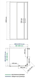 WasserKRAFT Душевой уголок Main 41S03 – фотография-2