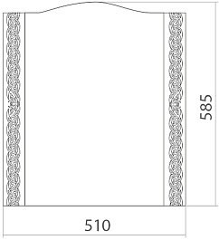 Mixline Зеркало Шарм Бухара 51 – фотография-2