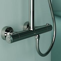 Sancos Душевая система Game с термостатическим смесителем хром SC3002CH – фотография-7