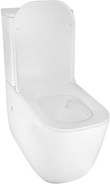 Azario Унитаз-компакт Riano AZ-1305A безободковый с бачком с сиденьем микролифт белый – фотография-6