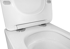 Azario Унитаз подвесной Cascad M AZ-10002 безободковый белый – фотография-14