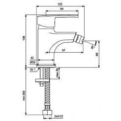 Vidima Смеситель для биде UNO BA236AA – фотография-2