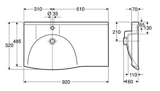 IFO Раковина "Sign Art" D74620 – картинка-3
