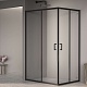 RGW Душевой уголок Passage PA-040B 120x80 профиль черный стекло прозрачное – фотография-6