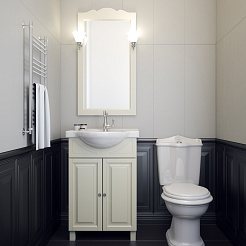 Opadiris Мебель для ванной "Атрия 55" слоновая кость – фотография-3