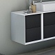Cezares Тумба с раковиной Bellagio 106 L grafite раковина 50213 – картинка-19