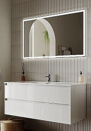 Sancos Мебель для ванной Cento 120 белый глянец – фотография-1