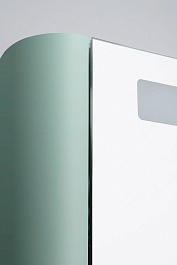 Am.Pm Зеркальный шкаф Sensation 80 L, с подсветкой, мятный – фотография-2