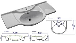 Misty Мебель для ванной Лувр 105,зеркало-шкаф, слоновая кость – фотография-5