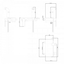 Lemark Смеситель Bellario LM7168CW для биде – фотография-2