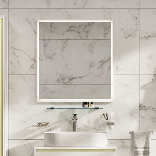 Allen Brau Зеркало Activity 80 1.340027.PGM платина матовый – картинка-3