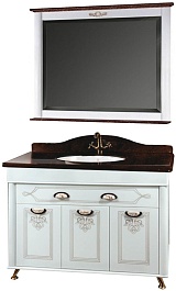 Водолей Мебель для ванной "Изабель 110" F-3 коричневая – фотография-1