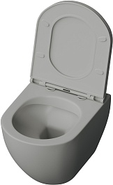 Grossman Унитаз подвесной GR-4455GMS серый матовый – фотография-3